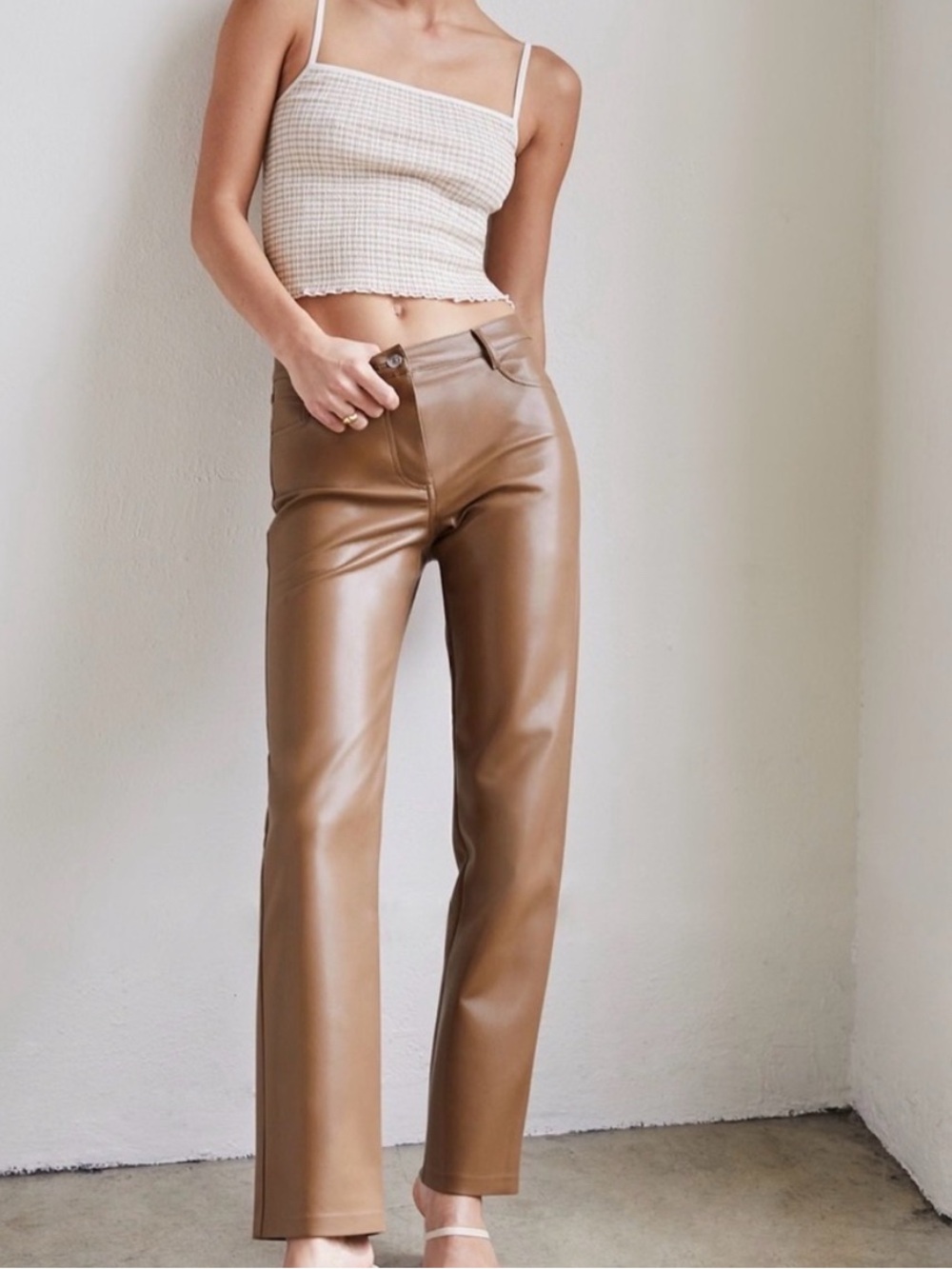 Wilfred Melina Vegan Leather Pants Size 2